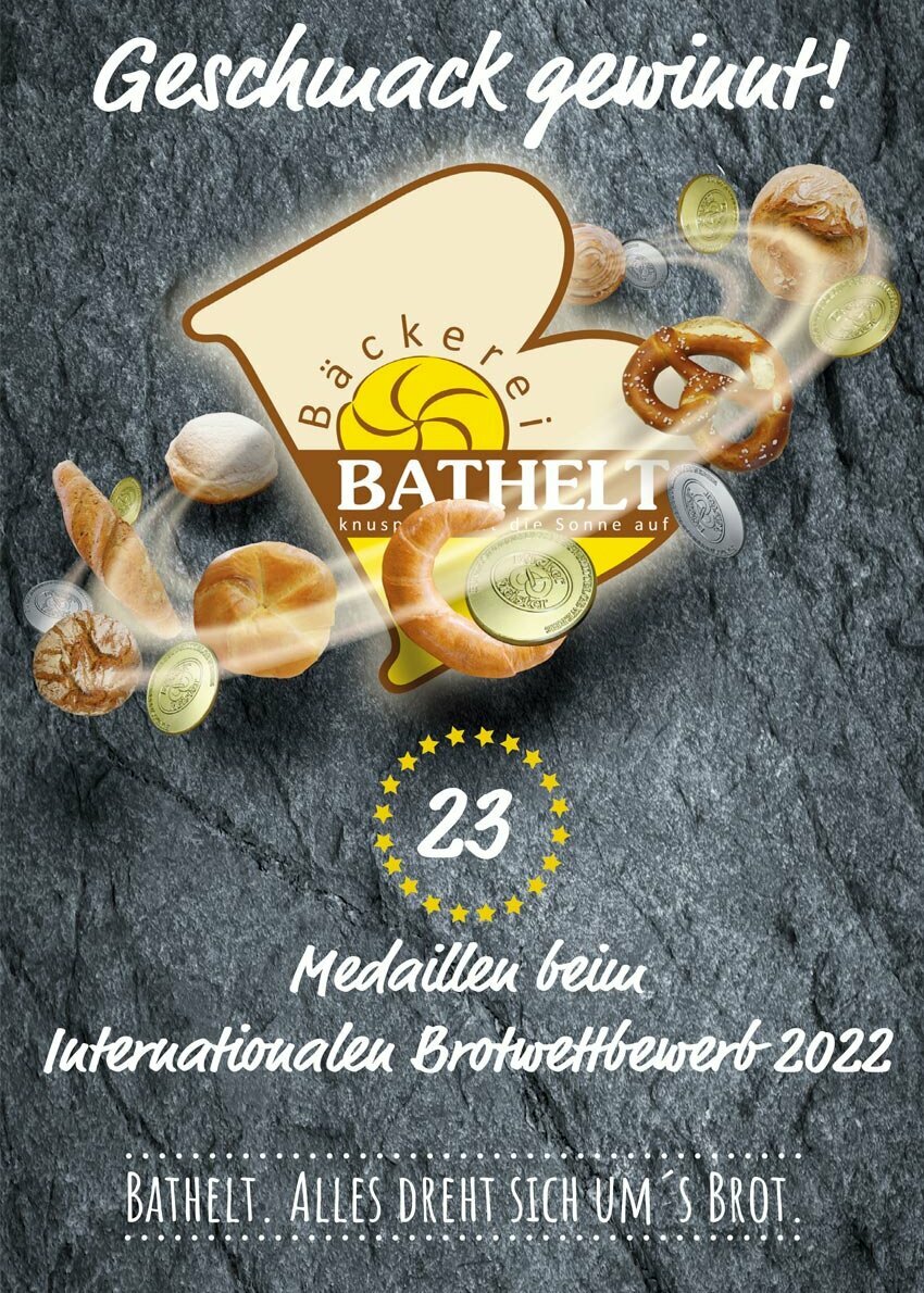 23 Medaillen beim internationalen Brotwettbewerb 2022